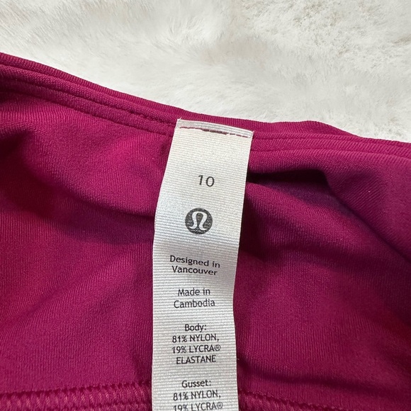 Lululemon Athletica Magenta Bodysuit - Picture 5 of 7
